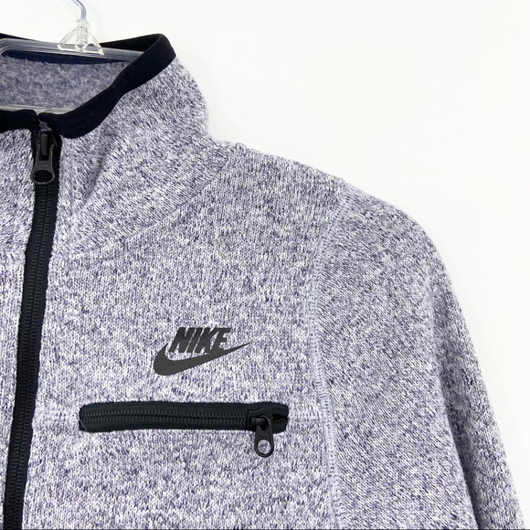 NIKE Purple Full Zip Fleece Summit Jacket - Picture 5 of 6
